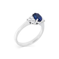 Ring Roman Gioielli Woman in White Gold Zaffiro 1.10 Ct AN.ZAF-J-5 - AN.ZAF-J-5